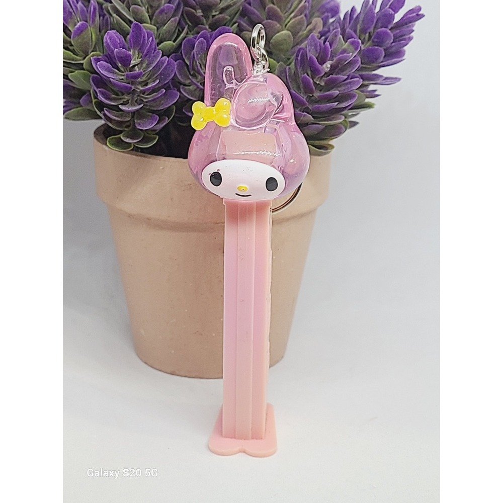 Cute‎ Pink My Melody PEZ Dispenser Keychain Accessory Character Collectible